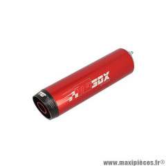 Silencieux / Cartouche Mécaboîte Tecnigas TG Box Rouge Brillant