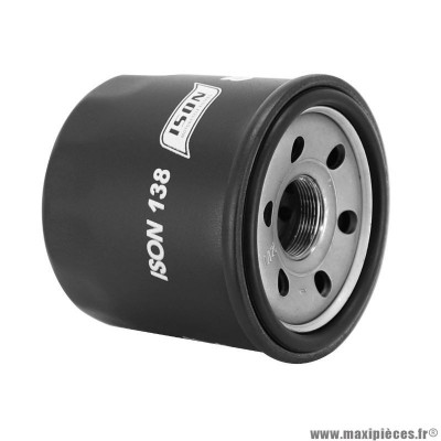 Filtre à Huile 68x65mm Ison 138 pour Moto, Maxiscooter, Quad Aprilia, Bimota, Cagiva, Kawasaki, Suzuki