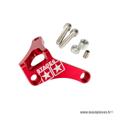 Butée biellette embrayage Stage6 Alu CNC rouge | Beta Rr, Fantic Caballero Sm, Rieju Mrt Rs3,Peugeot Nk7, Sherco Se-R, Yamaha Dt