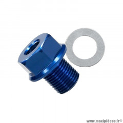 Adaptateur Voca bleu pour sonde de température M14x1.25 | Beta Rr, Fantic Caballero Sm, Rieju Mrt Rs3,Peugeot Nk7, Sherco Se-R, Yamaha Dt