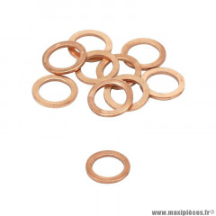 Rondelle/Joint de vidange Artein Copper Washers plat Ø8 x 12 x 1 mm Pro Series Blister 10 pièces