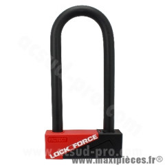 Antivol U Lockforce Protect 240 x 84mm Ø19mm - 3 clés - Homologué SRA