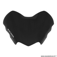 Pare-brise saute-vent Maxiscooter Malossi fumé foncé H250×L380mm - Yamaha XMAX 125 (2009-2013), XMAX 250 (2010-2013), MBK Skycruiser 125 (2009-2013)