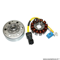 Allumage maxi-scooter 12 pôles 150W pour Piaggio X7 X8 X9 Liberty LX ET4, Vespa GTS, Peugeot Looxor 125, Aprilia Atlantic 125, Gilera Nexus 125