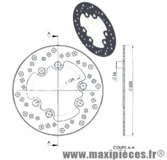 Disque de freins avant diamètre 220 pour suzuki rmx smx ...