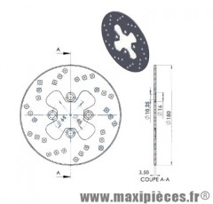 Disque de frein avant diamètre 180 mm pour booster 2004 spirit après 1999 ng jusqu'à 1998 rocket ...