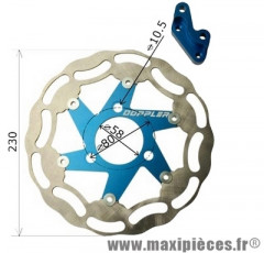 Disque de frein flottant d230 mm et durite pour mbk booster ng après 2000 ... * Destockage !