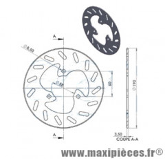 Disque de frein avant diamètre 190 mm pour aprilia sr50 mbk ovetto stunt arrière aprilia sr50