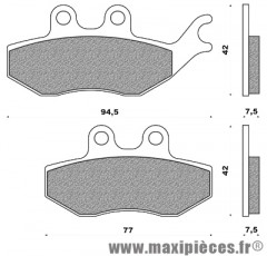 Plaquette de frein avant pour nkd rieju rs2/3 matrix 50cc 2004