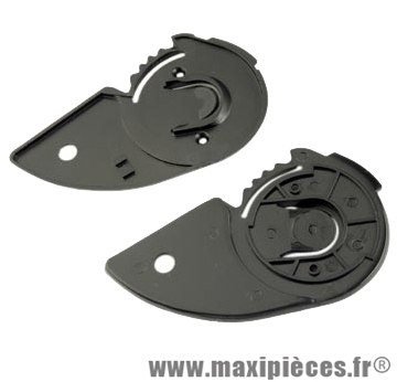 Kit fixation ecran casque fighter / lola new design (plaquette noir)