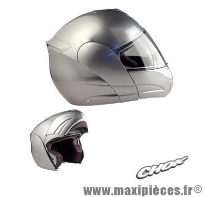 casque integral  modulable 11 uni gris titane verni xs