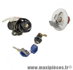 Contacteur a clé neiman de 50 a boite pour rs2 matrix naked nk7 xr7 xr6 (avec serrure de selle+bouchon réservoir)