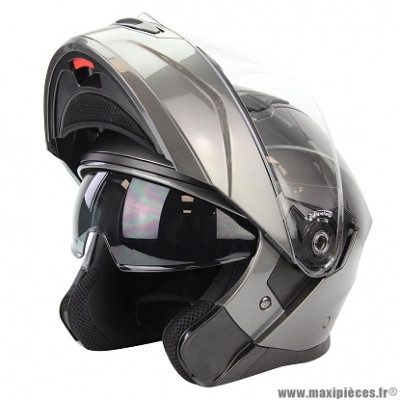 Casque modulable adulte marque NoEnd District taille XS (T53-54) couleur gris titane