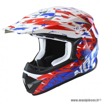 Casque cross enfant marque NoEnd Cracked taille YM couleur USA