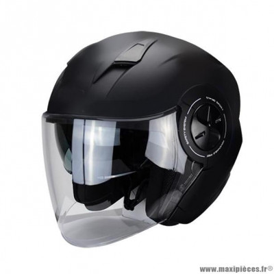 Casque jet adulte marque Trendy 20 T-405 taille XXL (T63-64) couleur noir mat