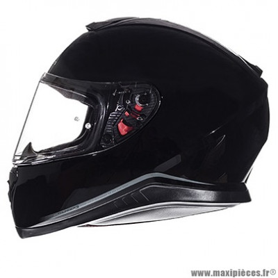 Casque intégral adulte marque MT Helmets Thunder 3 SV taille XXL (T63-64) couleur uni noir brillant