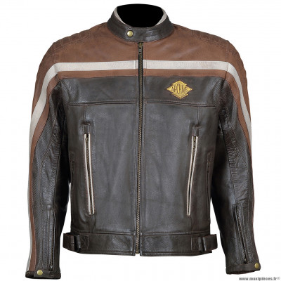 Blouson homme marque Archive Bobber taille S - En cuir de vachette