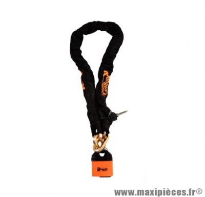 Antivol à chaine marque Rangers Gaine avec cadenas 1,20m * Destockage !