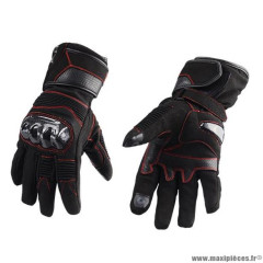 Gants hiver marque Trendy GT520 Ripon taille XS / T7 couleur noir rouge