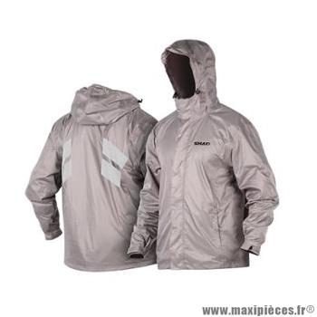 Veste de pluie marque Shad taille L couleur gris foncé