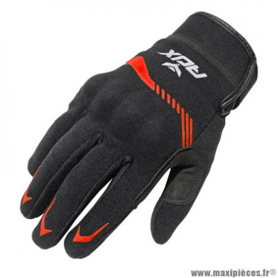 Gants printemps/été marque ADX Vista taille S / T8 couleur noir rouge