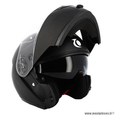 Casque modulable double écran marque Trendy t-704 couleur noir mat taille 59-60 L