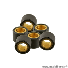 Jeu de 6 galets RMS 20x15 mm - 13 g pour scooter 100cc (Aprilia, Piaggio...) * Déstockage !