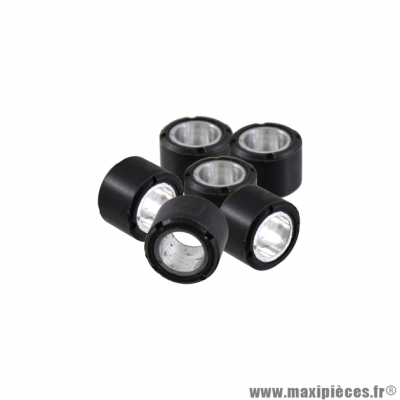 Jeu de 6 galets RMS 16x13 mm - 2,7 g pour Peugeot, Piaggio, Gilera, etc. * Déstockage !