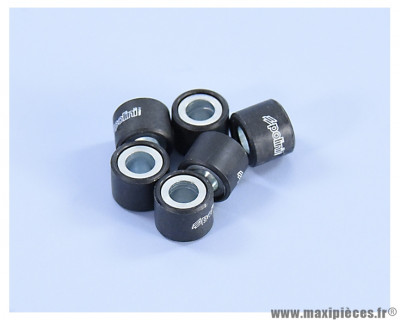 Galets de Variateur Polini 16x13 mm - 3g (x6) pour Scooter 50cc Peugeot, Piaggio, Kymco (242.056) * Déstockage !