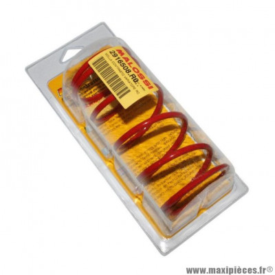 RESSORT VARIATEUR MAXISCOOTER MALOSSI POUR ORIGINE POUR PIAGGIO 400-500 MP3, 500 X9 EVOLUTION-PEUGEOT 500 SATELIS-APRILIA 500 ATLANTIC-GILERA 500 NEXUS (2916508.R0) (+ MONTAGE POUR MULTIVAR) ROUGE * Prix spécial !