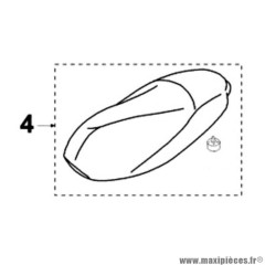 Selle origine (738879N) pour scooter peugeot Trekker 50/100cc * Déstockage !
