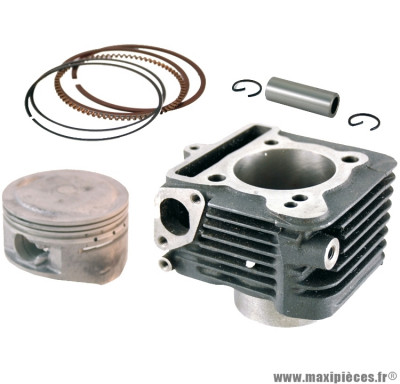 Kit cylindre piston en fonte diamètre 57 (permis a obligatoire interdit sur la voie public) pour aprilia habana mojito italjet torpedo piaggio hexagon liberty vespa ...
