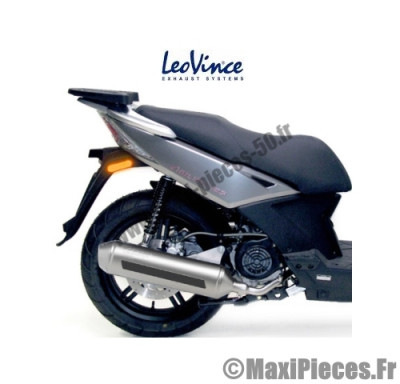 Pot d'echappement Leovince 4 Road pour Maxi scooter 125/200 : Kymco Agility People .