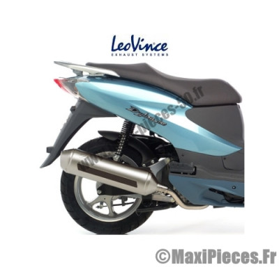 Pot d'echappement Leovince 4 Road pour Maxi scooter 125/150 : Honda Dylan SH ...