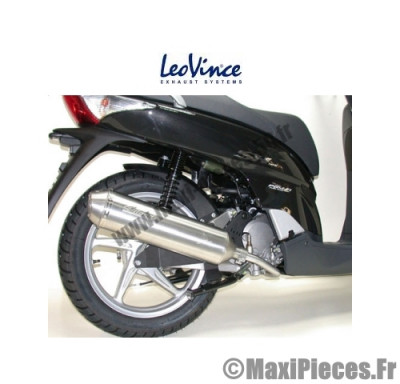 Pot d'echappement Leovince 4 Road pour Maxi scooter 125/150 : Honda SH .