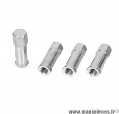 ÉCROU DE CULASSE CYCLO MALOSSI ADAPT. PEUGEOT 103 / MBK 51 (M7X100) (X4)