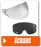 Écran de casque et lunettes