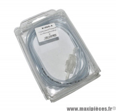 Kit durite d'essence 6mm transparente (intérieur 6mm par 9mm extérieur/vendu par 1 mètre) + filtre à essence cylindrique diamètre 6 * Prix spécial !