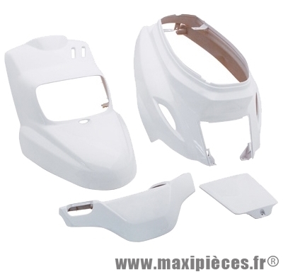 Kit carrosserie carénage blanc pour booster (2004 et après) (4 pièces) * Prix spécial !