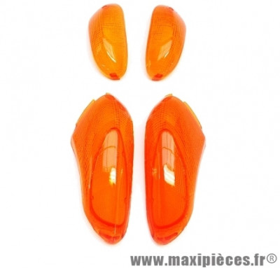 Cabochon de clignotant avant et arrière orange pour gilera stalker 50cc