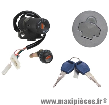Contacteur a clé/serrure/bouchon de réservoir/neiman pour 50 à boite peugeot xr6 rieju rs2 nkr motor hispania rx