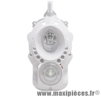 Phare double optique halogène+leds blanches pour peugeot ludix