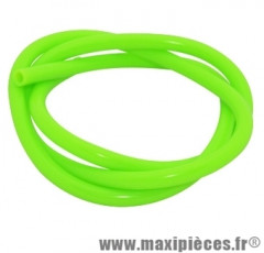 Durite d'essence 5mm vert fluo diametre extensible (interieur 5mm par 8mm exterieur/vendu par 1 metres)