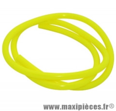 Durite d'essence jaune fluo diametre extensible (interieur 5mm par 8mm exterieur/vendu par 1 metres)