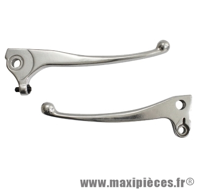 Paire de leviers de frein alu poli de scooter pour booster spirit road ...