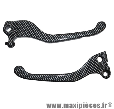 Paire de leviers de frein de scooter pour booster rocket jusqu'a 1999 carbone