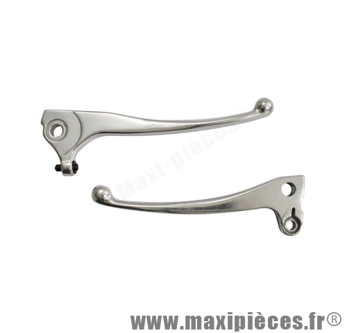 levier de frein de scooter pour booster road alu poli (paire)