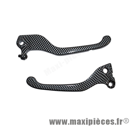 levier de frein de scooter pour booster rocket jusqu'a 1999 carbone (paire)
