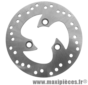 Disque de frein avant de scooter adaptable : peugeot trekker/vivacity/buxy/sv50 piaggio typhoon/nrg/stalker aprilia sr50 malaguti f12/f15 (ext 190mm, int 58mm, 3 trous)