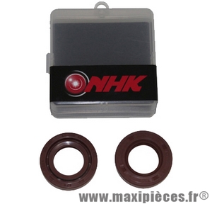 Paire de joints spi embiellage nhk (en boite plastique) pour mécaboite derbi senda, gpr / gilera smt, rcr / bultaco astro, lobito